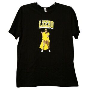 NWOT- Lizzo "Yellow Dress" Black Bella-Canvas Graphic T-Shirt Size X-Large